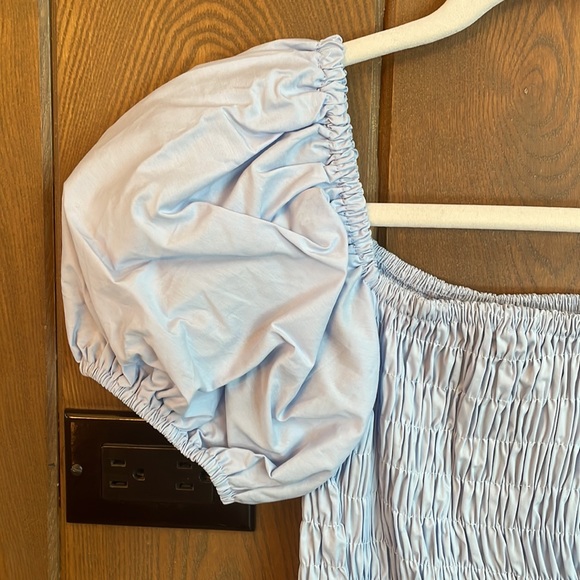 Lulus Rouched Midi Dress - Picture 6 of 8